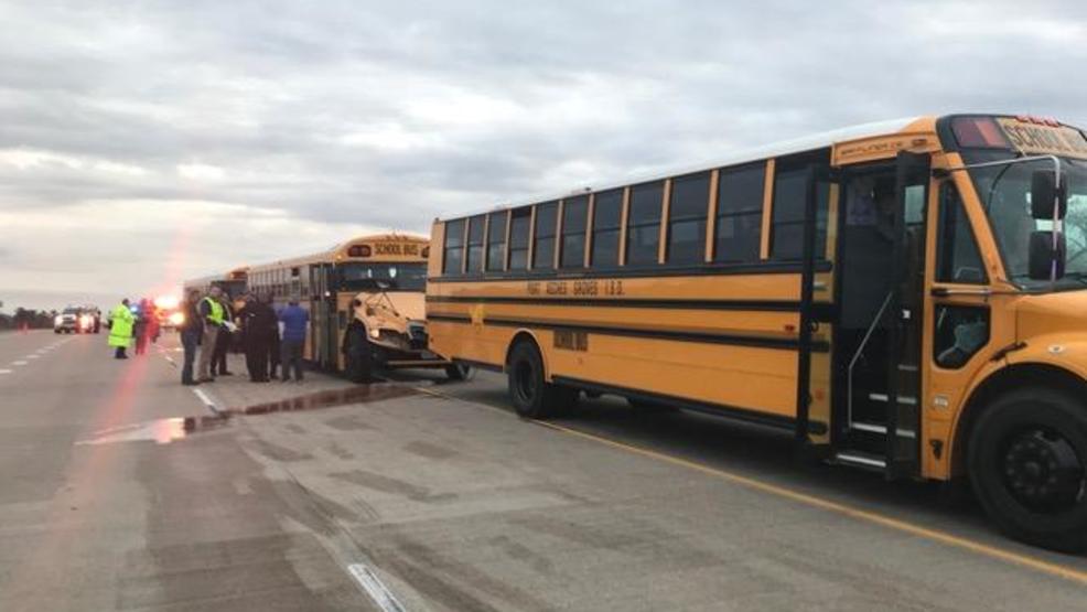 Port NechesGroves ISD school buses involved in crash headed to
