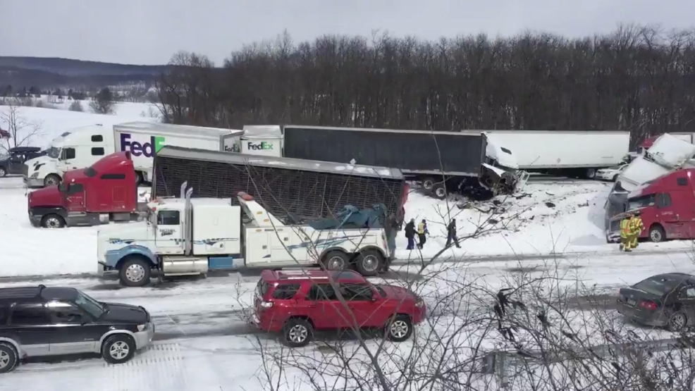Deadly, massive multicar pileup closes Pennsylvania interstate News