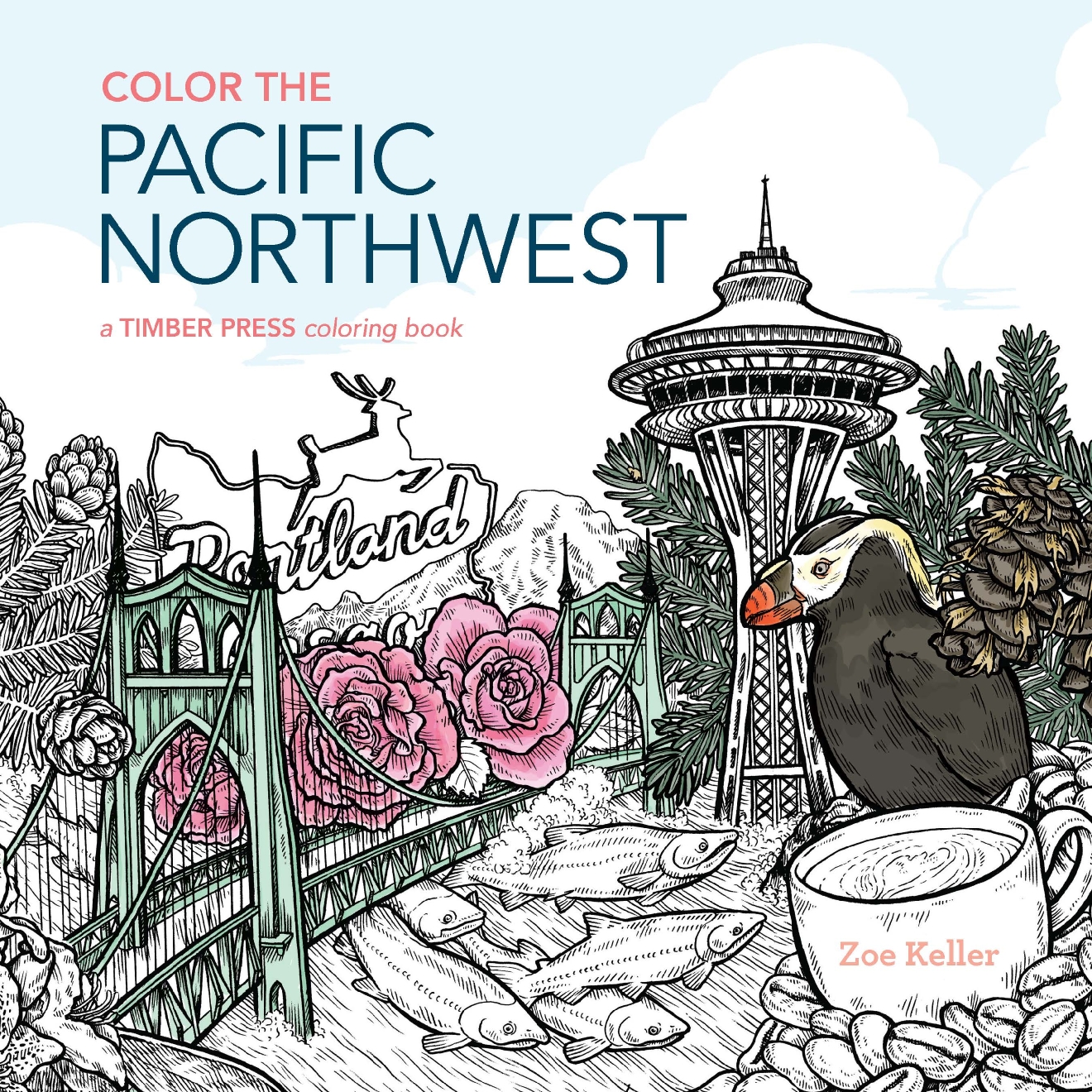 Seattle has its own adult coloring book (!!!) Seattle Refined