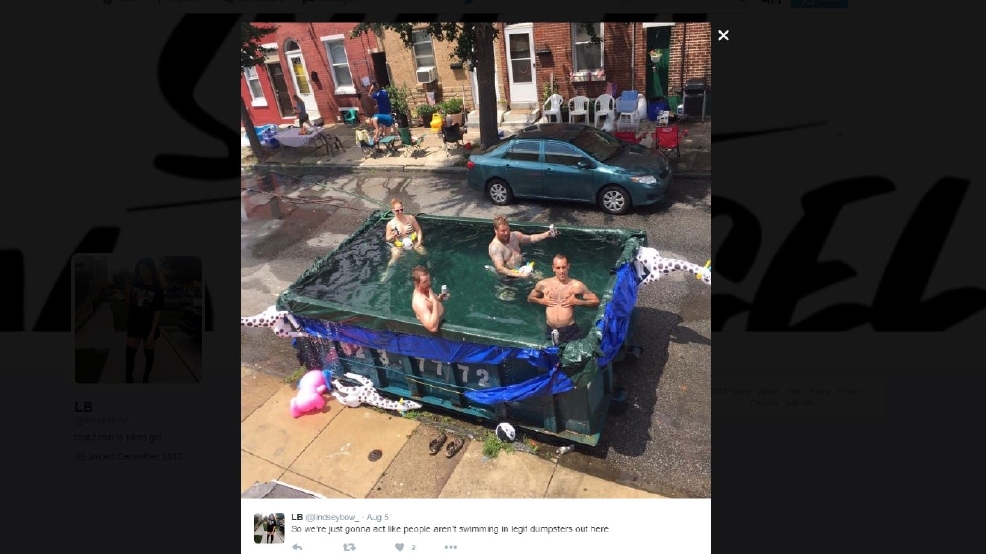 Philadelphia tells residents Don't swim in dumpster pools WSET