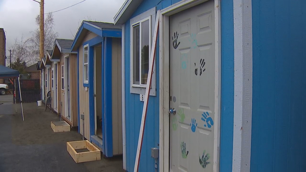 first tiny home village for homeless to open next week KOMO