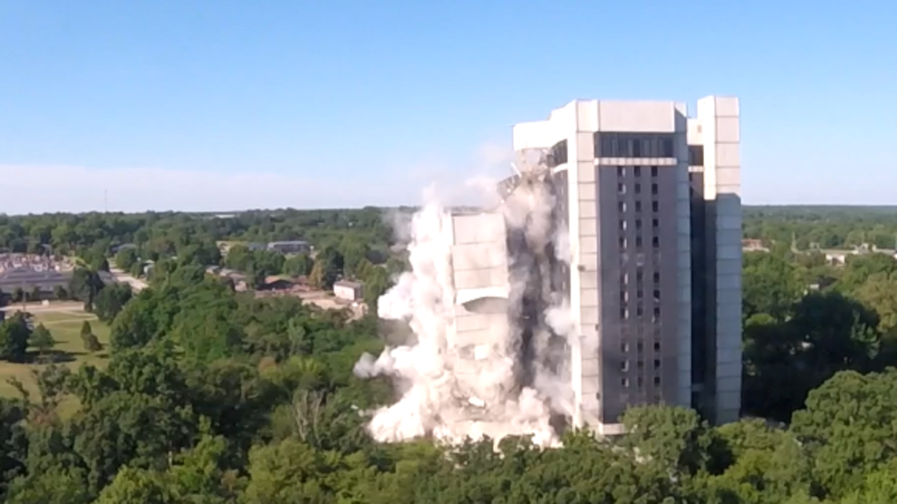 GONE Watch the Higgins Hall implosion KHQA