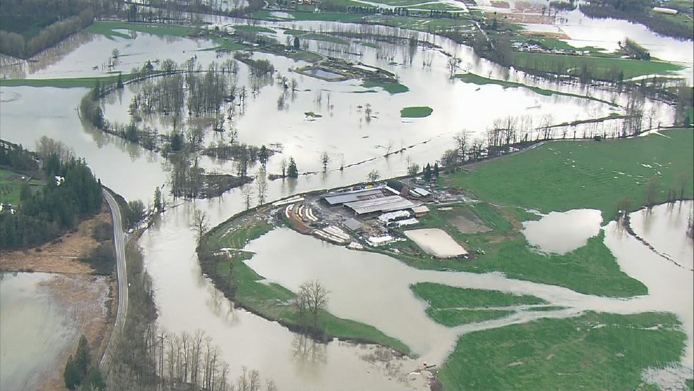 rivers swamp roads in King, Snohomish counties News