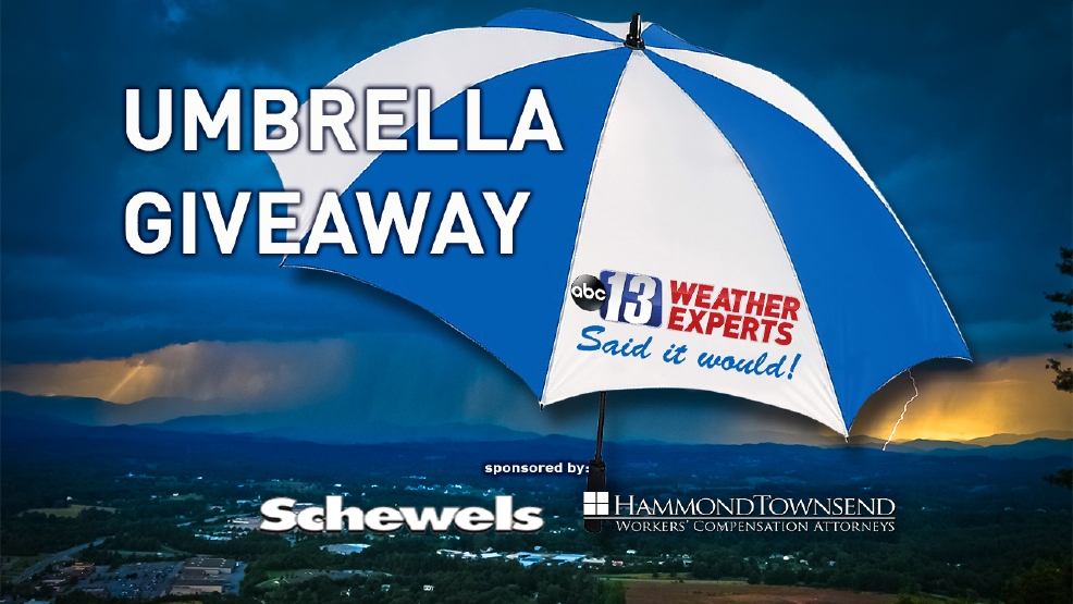 Rules for entering Umbrella Giveaway Contest WSET