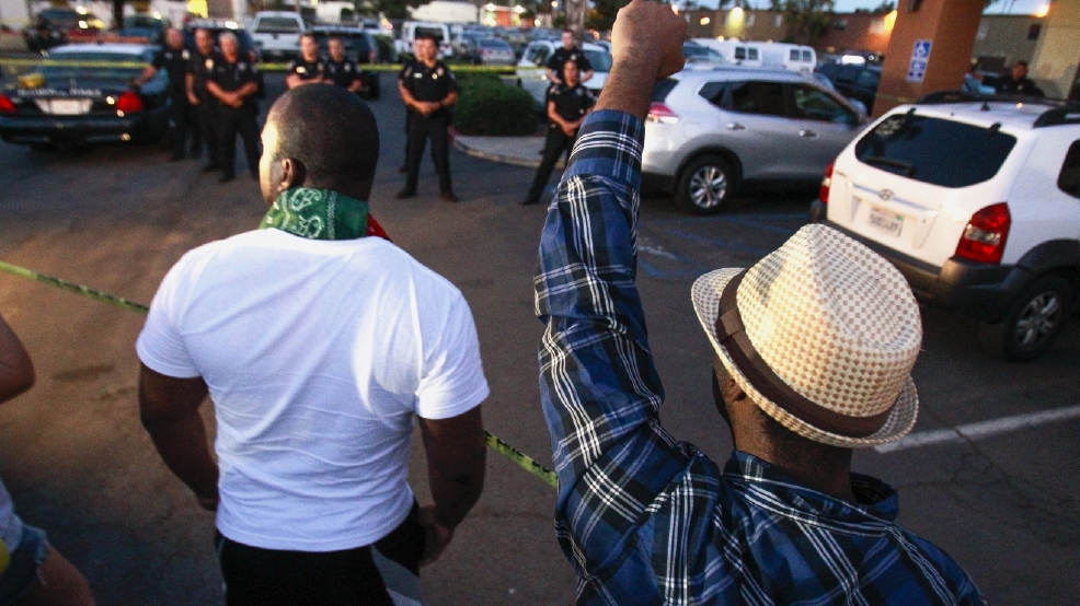 Image result for San Diego: Police Shooting kills 'Erratic' Black Man