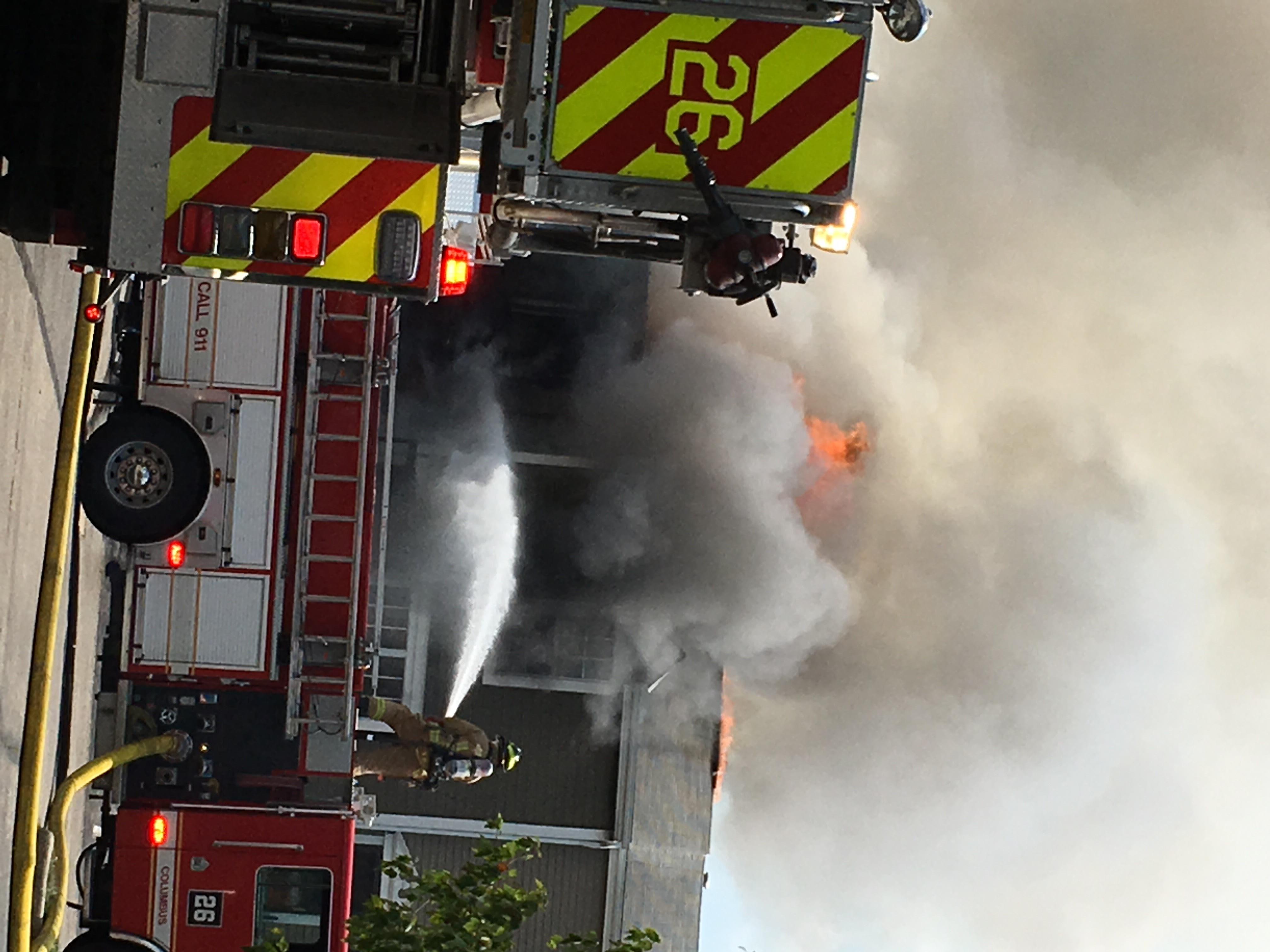 Hilliard homeowner arrives home, sees house catch fire WSYX