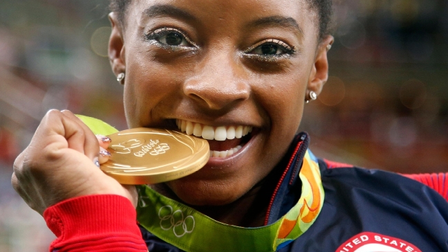 Super Simone! Biles soars to Olympic all-around title
