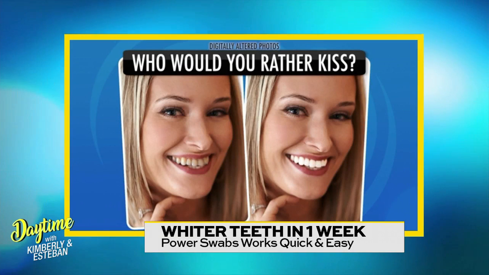 Power Swabs Advanced Teeth Whitening Watch Daytime