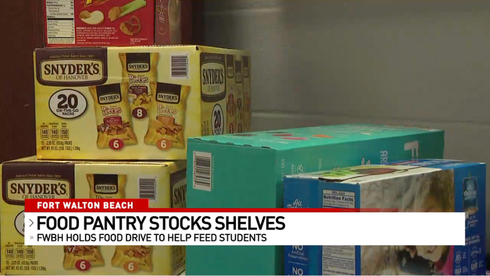 Fort Walton Beach High School Starts Food Pantry For Students Wear