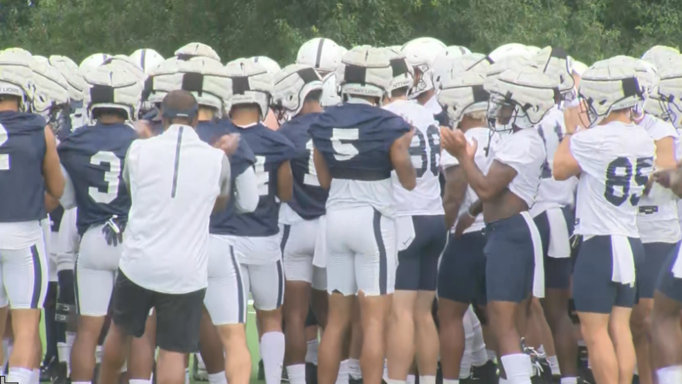 Penn State football opens fall camp with championship aspirations WJAC