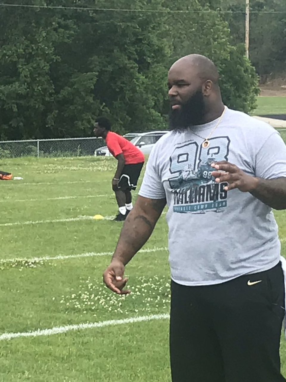 Sylvester Williams holds football camp 