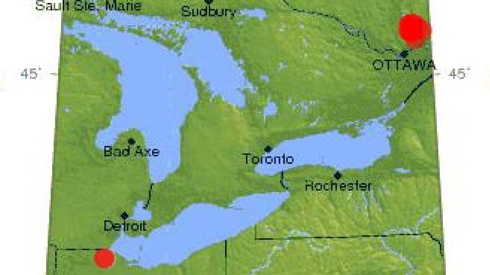 Tremors from Canadian earthquake felt in Toledo WNWO